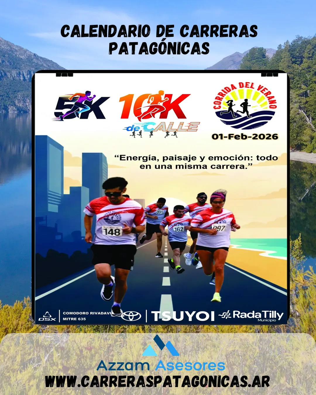 Flyer de Corrida del Verano 2026