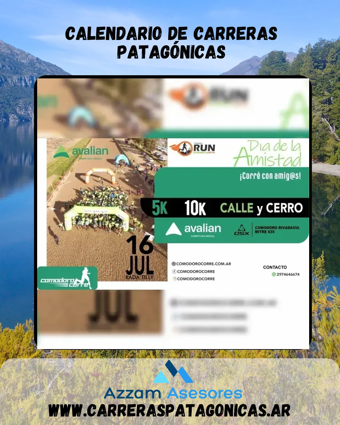 Flyer de CORRIDA DÍA DE LA AMISTAD 2022