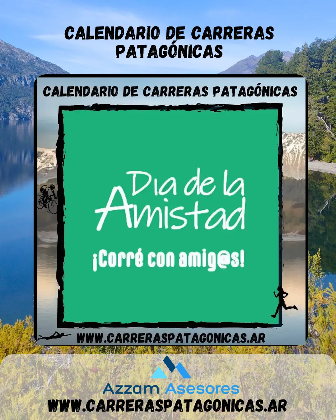 Flyer de CORRIDA DÍA DE LA AMISTAD 2023