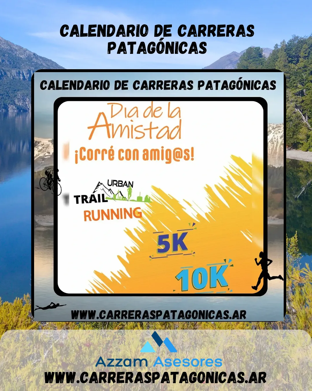 Flyer de CORRIDA DÍA DE LA AMISTAD 2024
