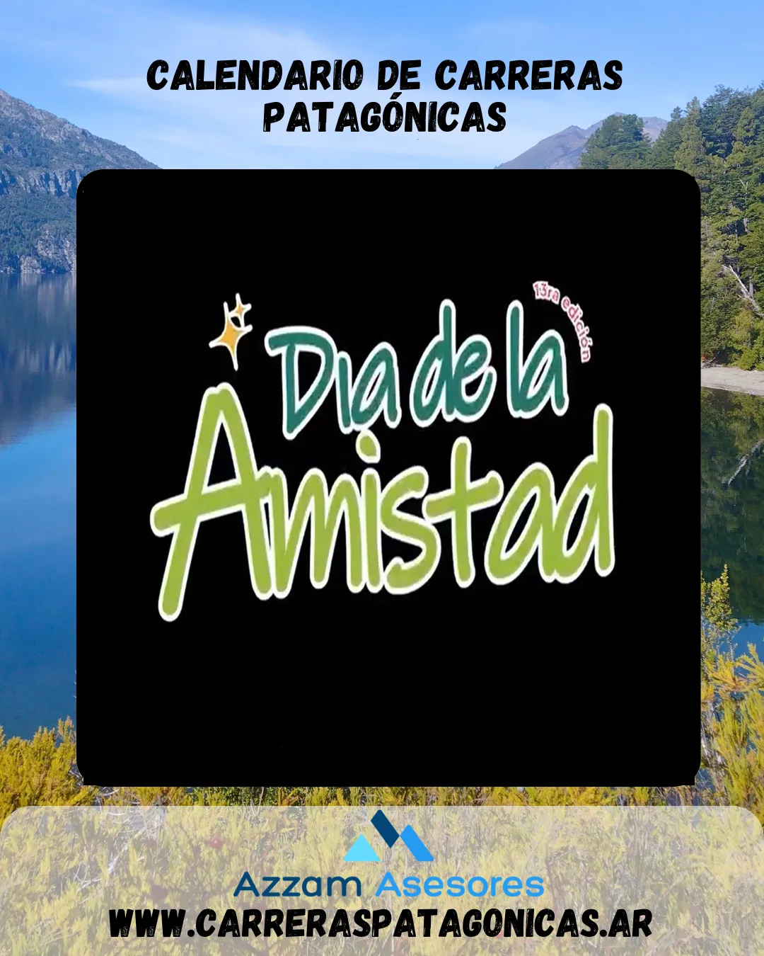 Flyer de CORRIDA DÍA DE LA AMISTAD 2025
