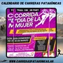 Flyer de Corrida Día de la Mujer 2024