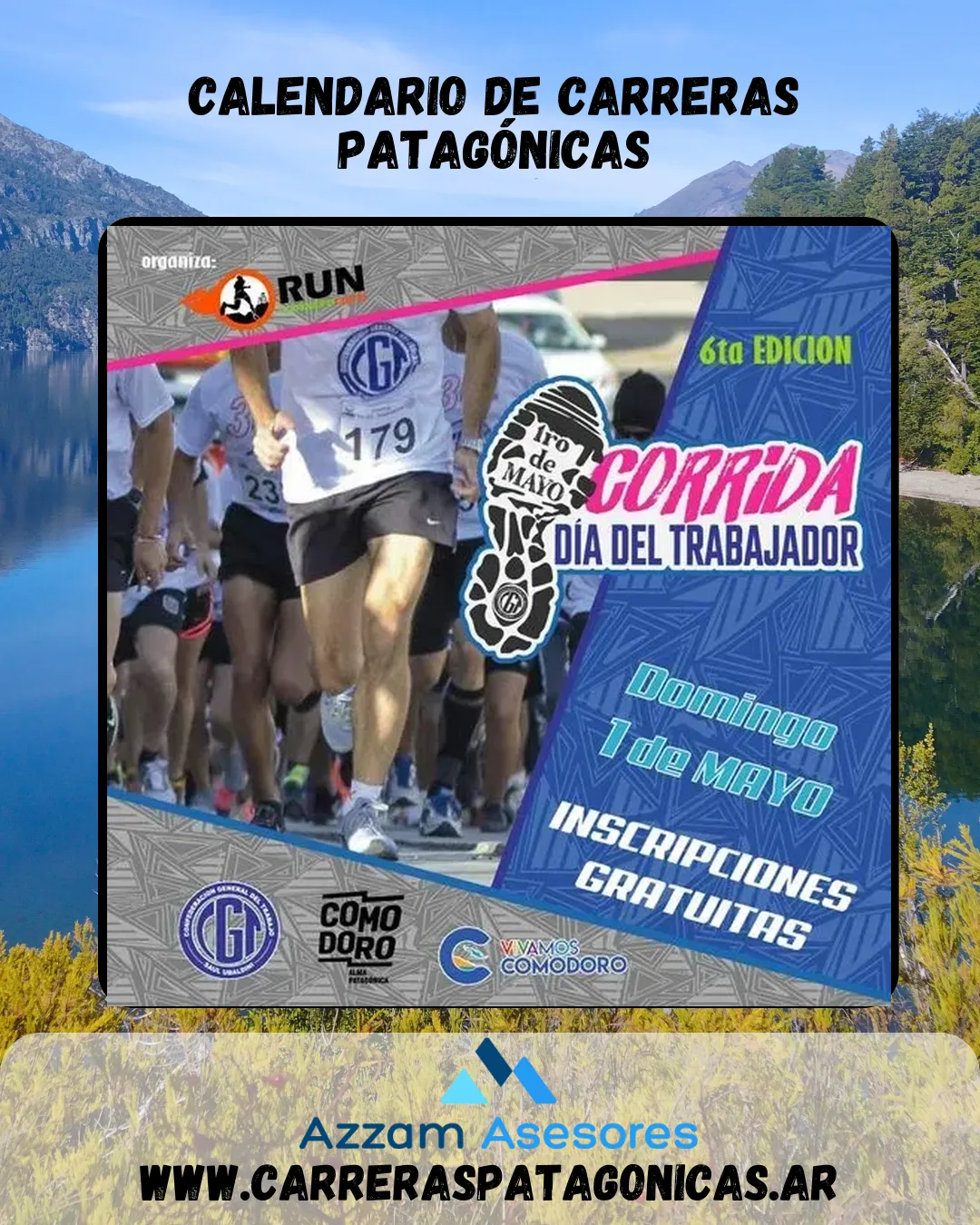 Flyer de CORRIDA DÍA DEL TRABAJADOR 2022