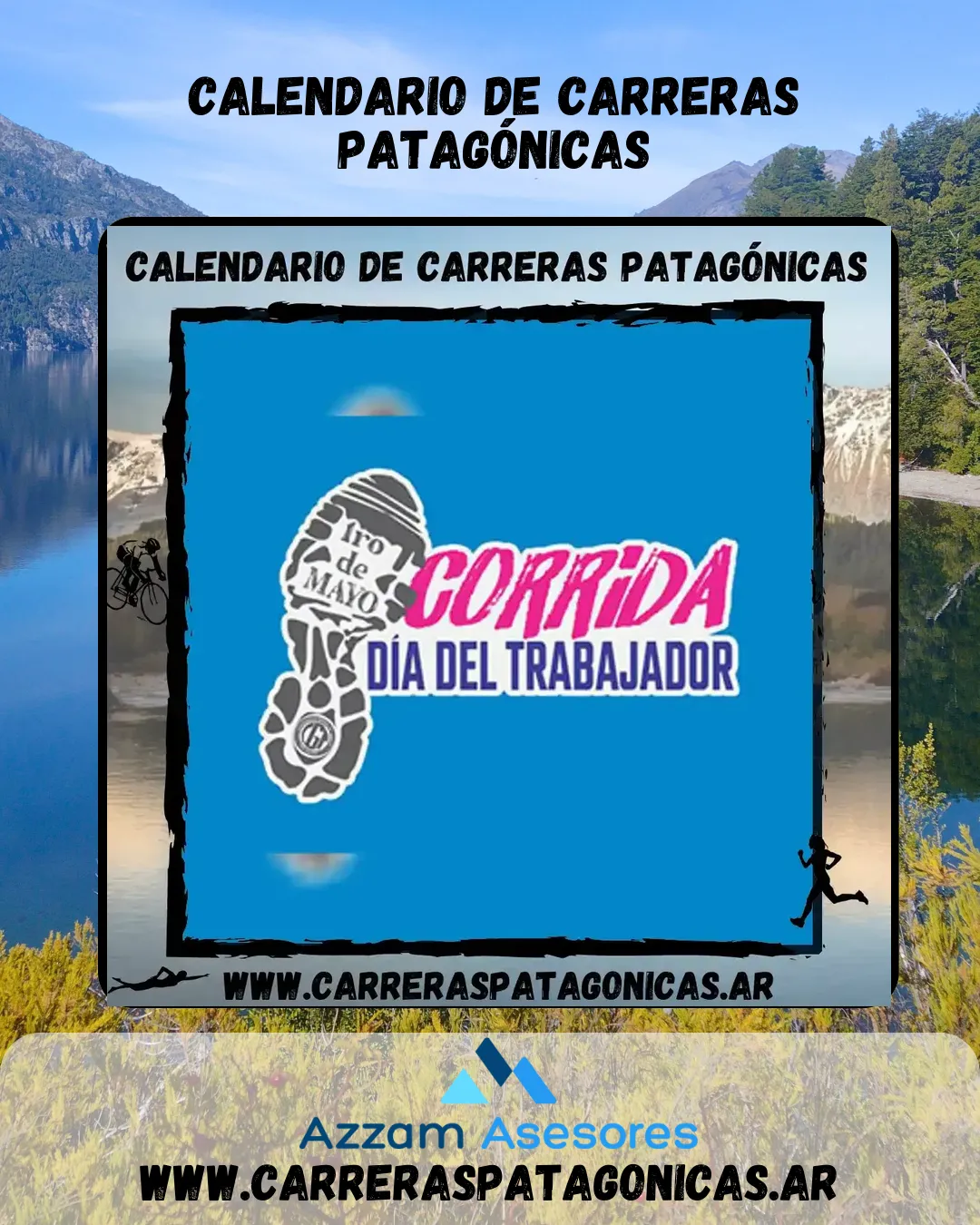 Flyer de CORRIDA DÍA DEL TRABAJADOR 2023