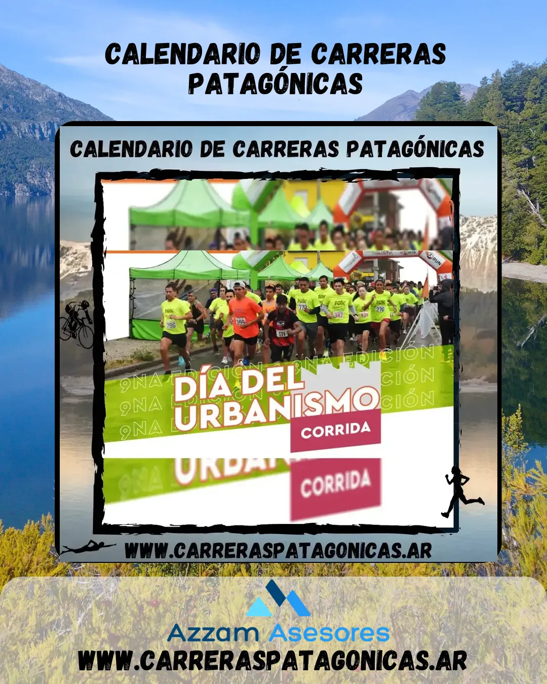 Flyer de Corrida Día del Urbanismo 2023