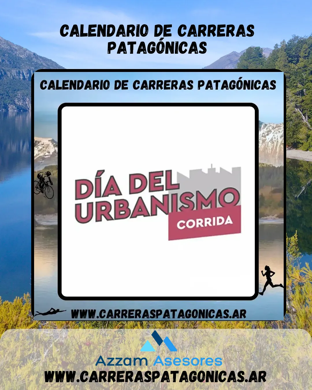 Flyer de Corrida Día del Urbanismo 2024