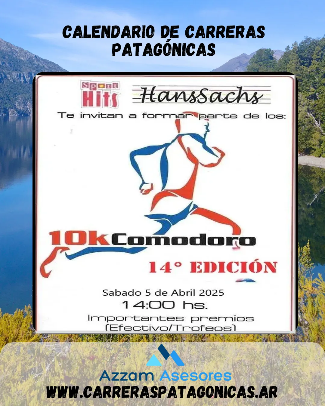 Flyer de Corrida Hans Sachs 2025