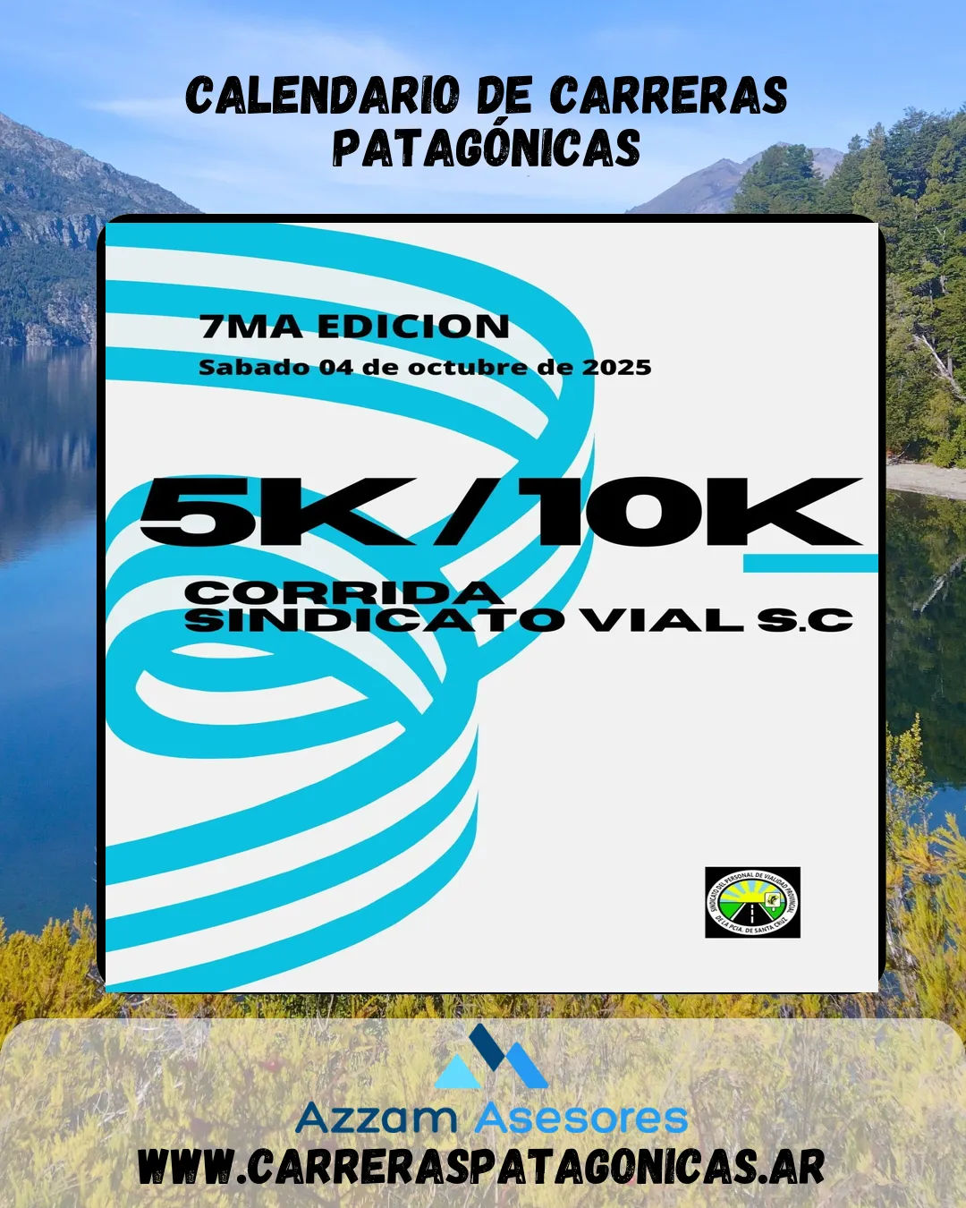 Flyer de Corrida Sindicato Vial S.C 2025