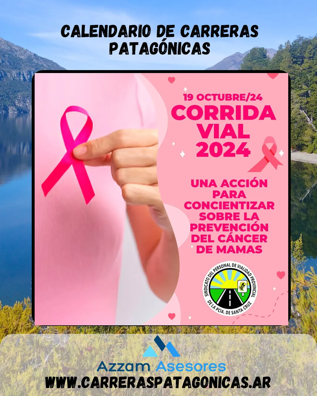 Flyer de Corrida Vial 2024