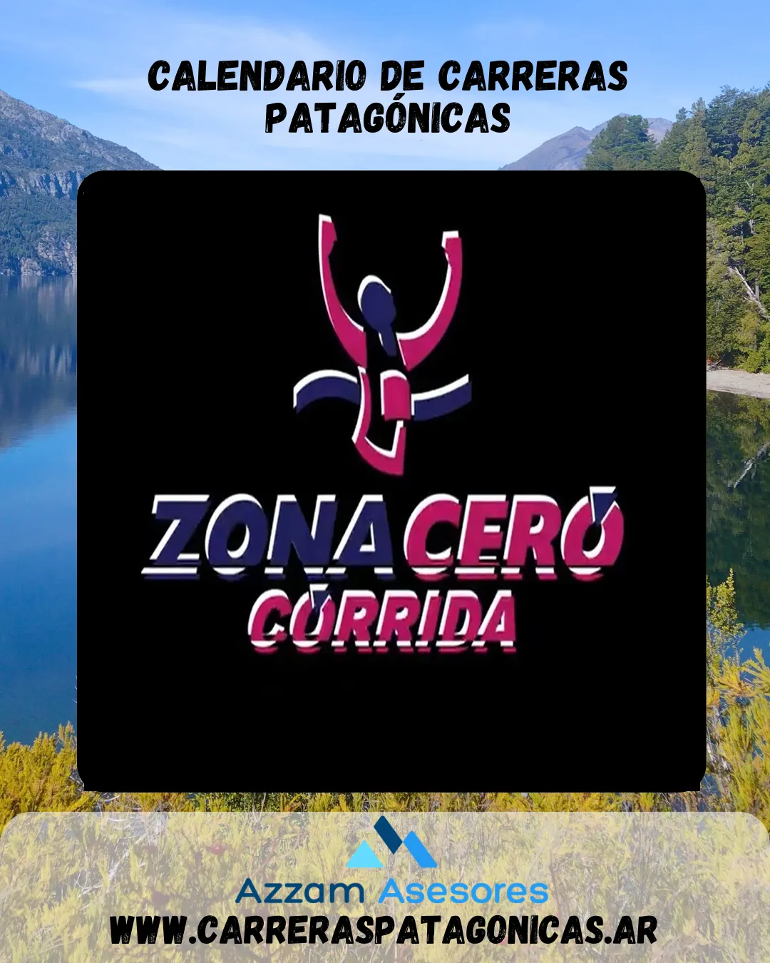 Flyer de Corrida Zona Cero 2025