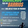 Flyer de Corriendo por los Barrios 2025