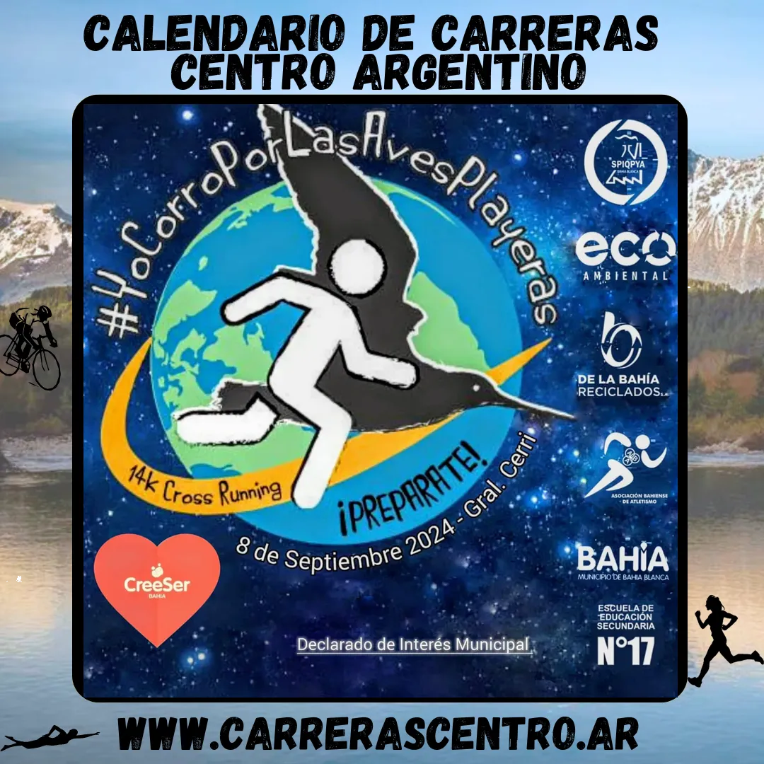 Flyer de Corro por las Aves Playeras 2024