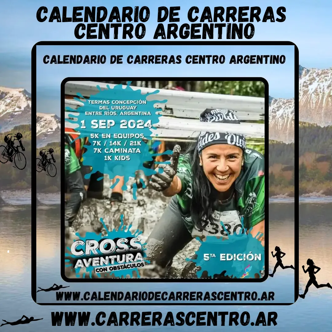 Flyer de Cross Aventura con Obstáculos 2024