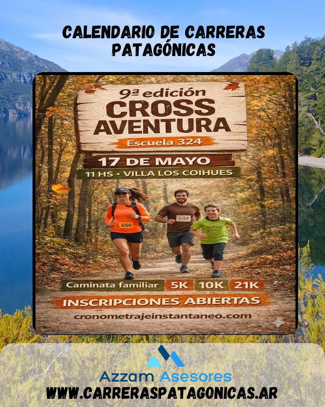 Flyer de Cross Aventura Escuela 324 2026