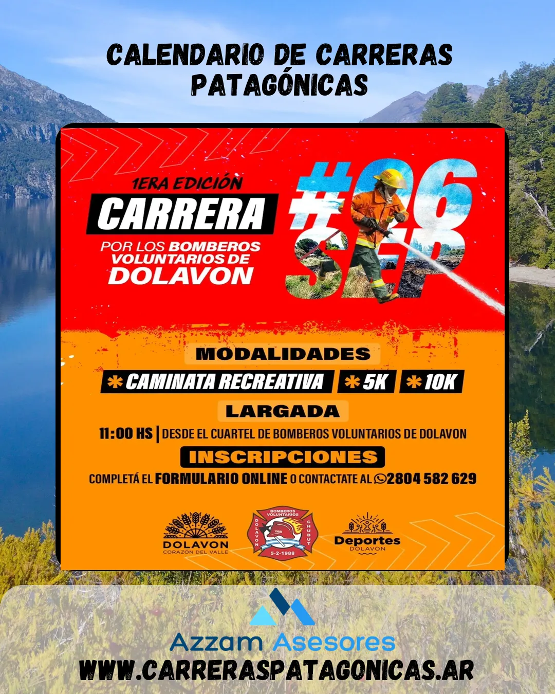 Flyer de CROSS BOMBEROS VOLUNTARIOS DE DOLAVON 2026