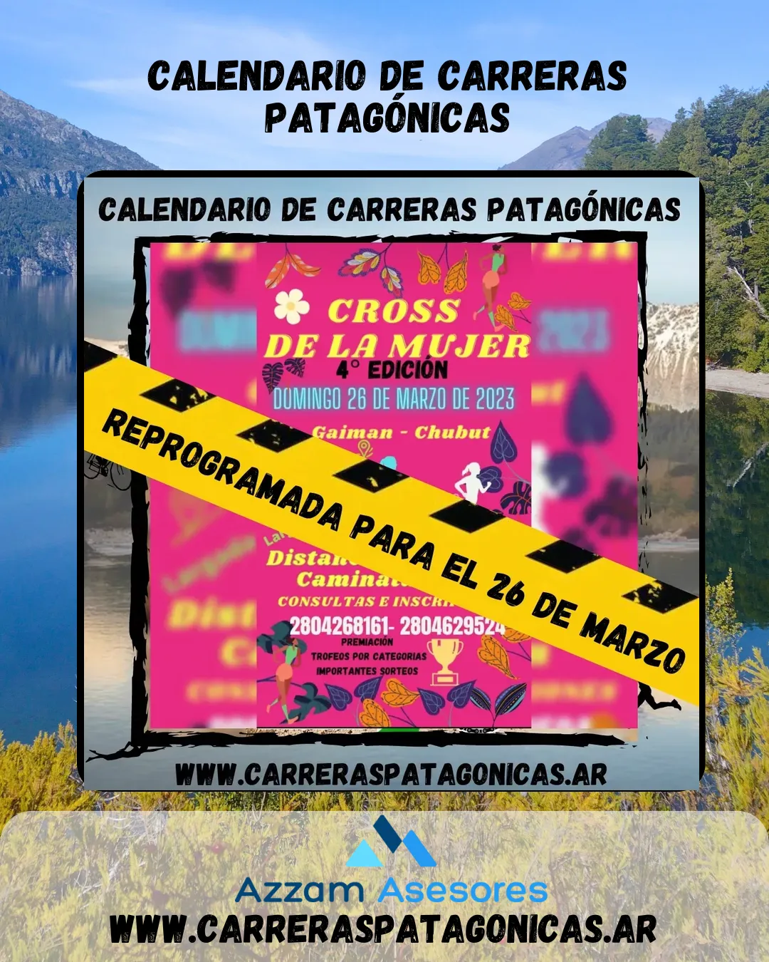 Flyer de Cross de la Mujer 2023