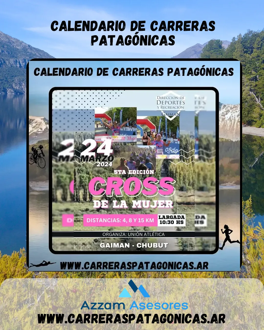 Flyer de Cross de la Mujer 2024