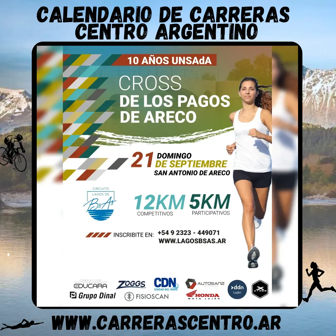 Flyer de Cross de los Pagos de Areco 2025