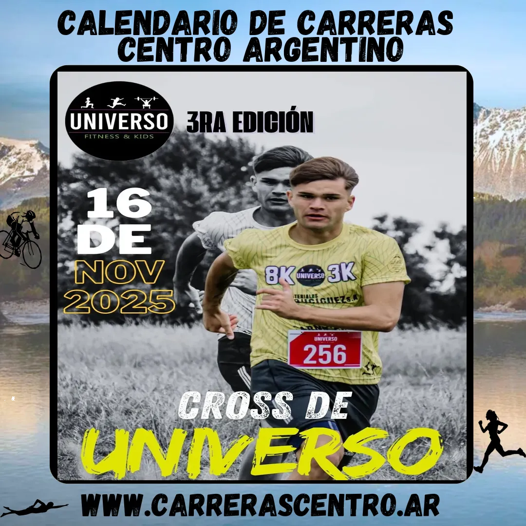 Flyer de Cross de Universo 2025