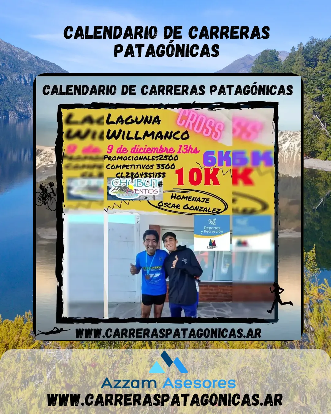 Flyer de Cross Laguna Willmanco 2023