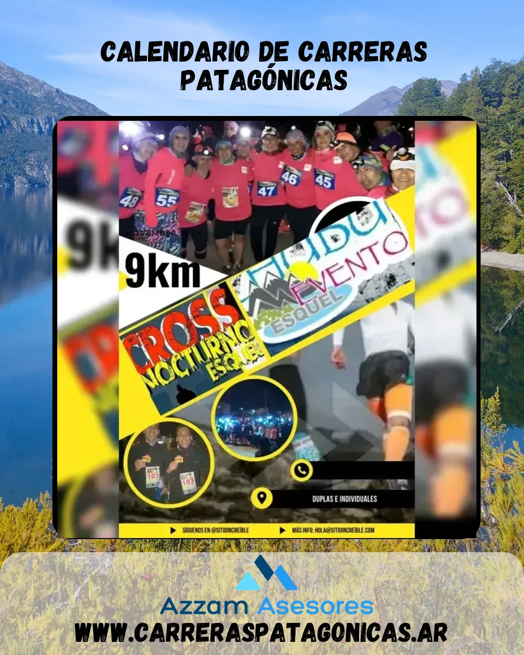 Flyer de CROSS NOCTURNO ESQUEL 2022