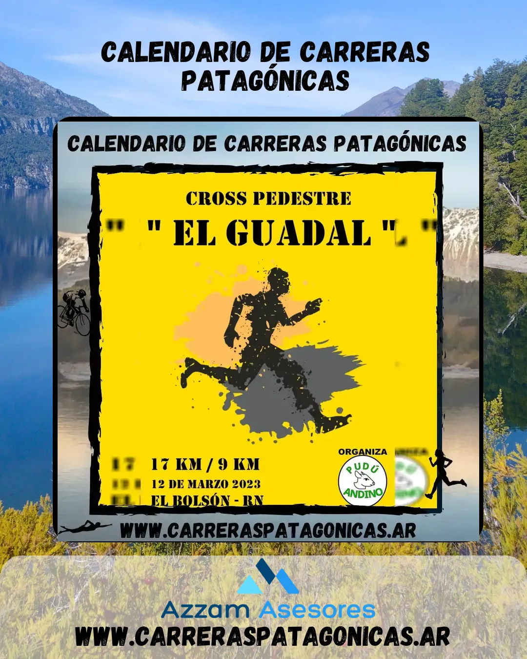 Flyer de Cross Pedestre «El Guadal» 2023
