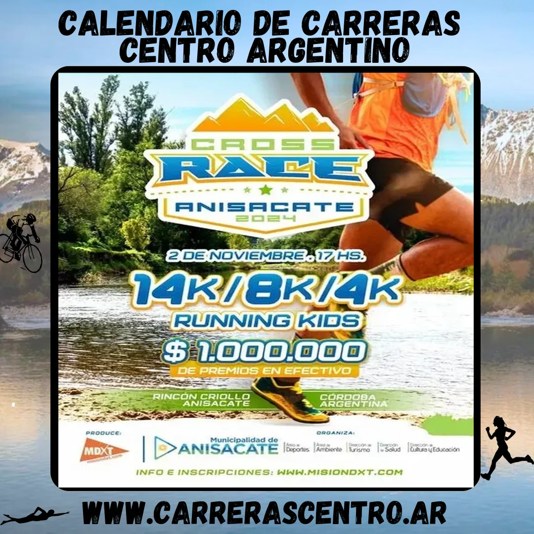 Flyer de Cross Race Anisacate 2024