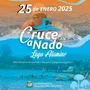 Flyer de Cruce a Nado Lago Aluminé 2025
