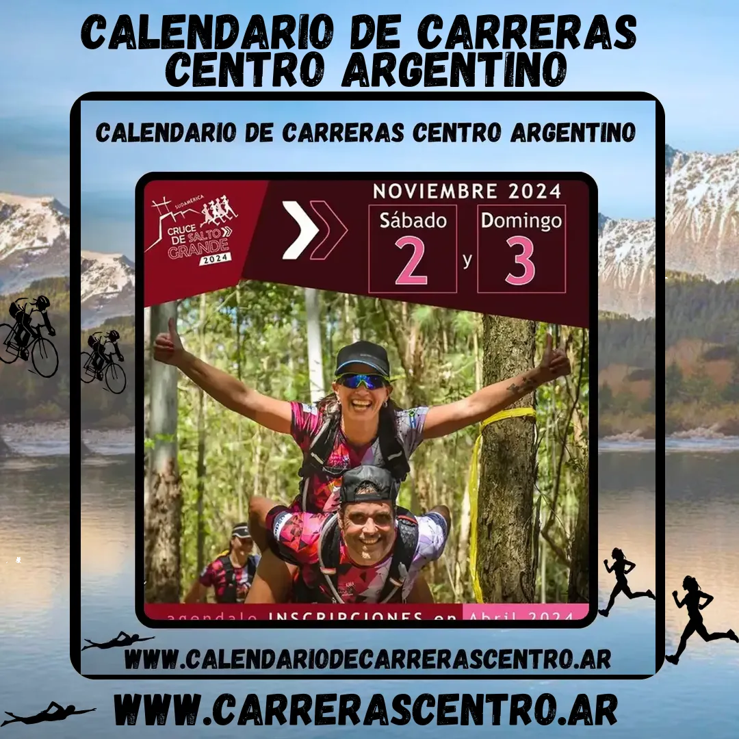 Flyer de Cruce de Salto Grande 2024