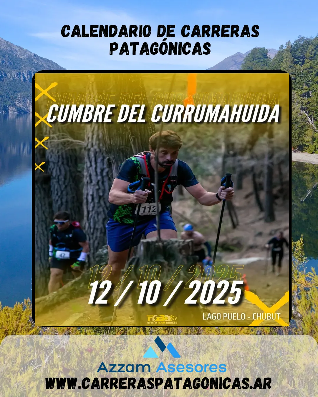 Flyer de Cumbre del Currumahuida 2025