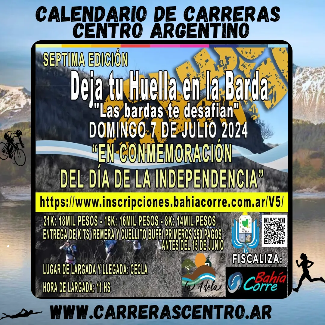 Flyer de Deja Tu Huella en la Barda 2024