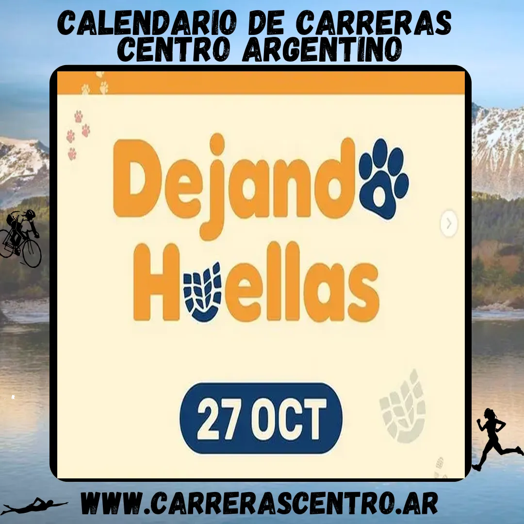 Flyer de Dejando Huellas 2024