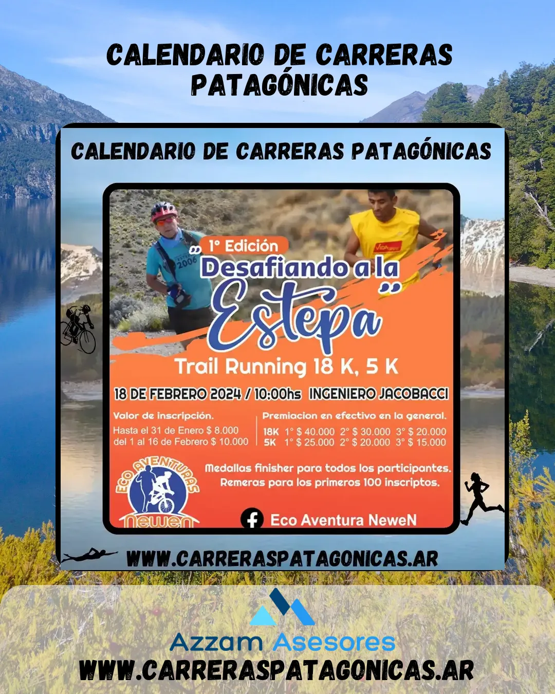 Flyer de Desafiando a la Estepa 2024
