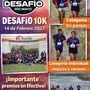 Flyer de Desafío 10K Río Mayo 2027