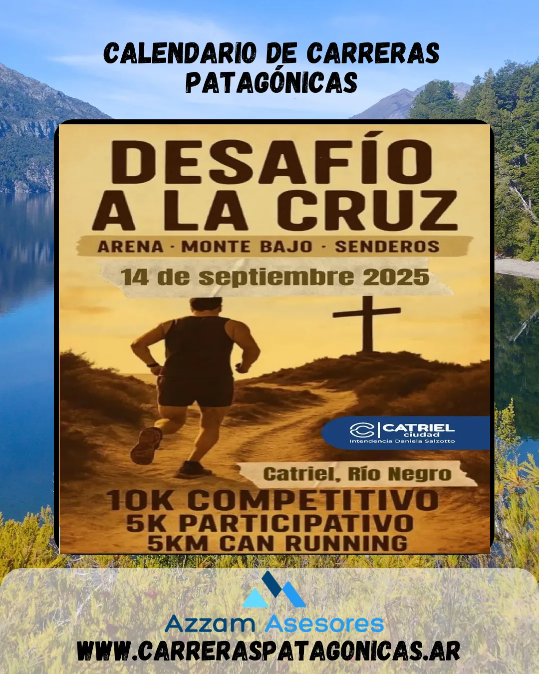 Flyer de Desafío a la Cruz 2025