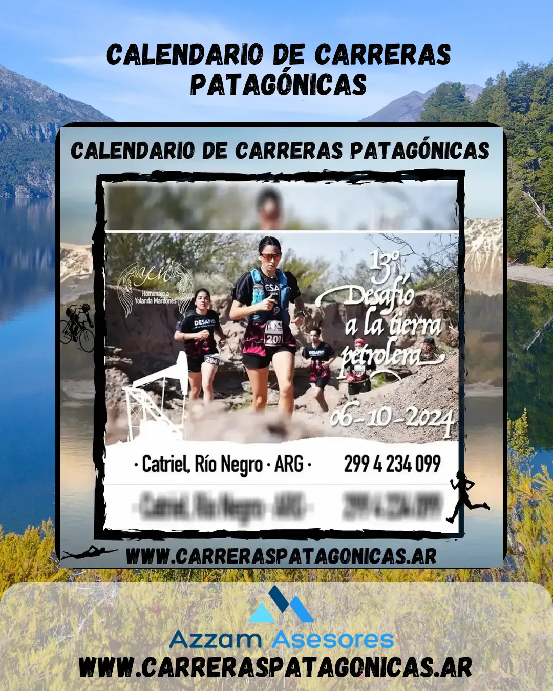 Flyer de Desafío a la Tierra Petrolera 2024