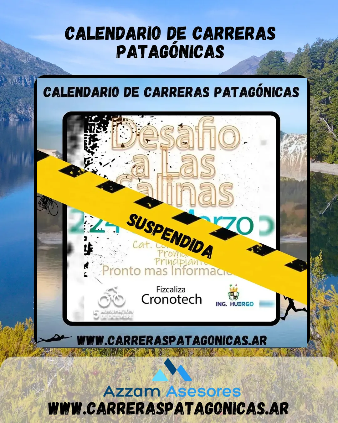 Flyer de Desafío a las Salinas 2024