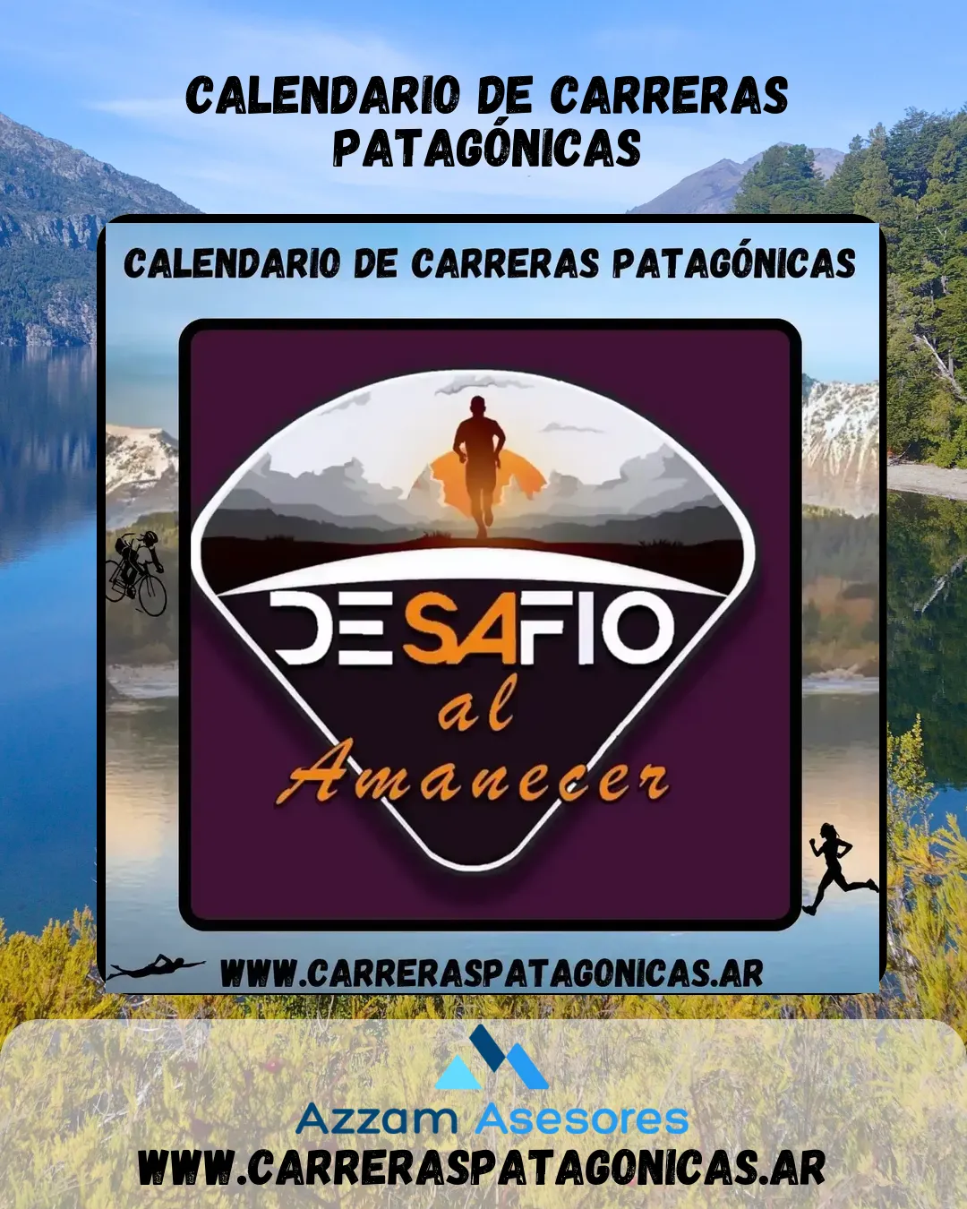 Flyer de Desafío al Amanecer 2024