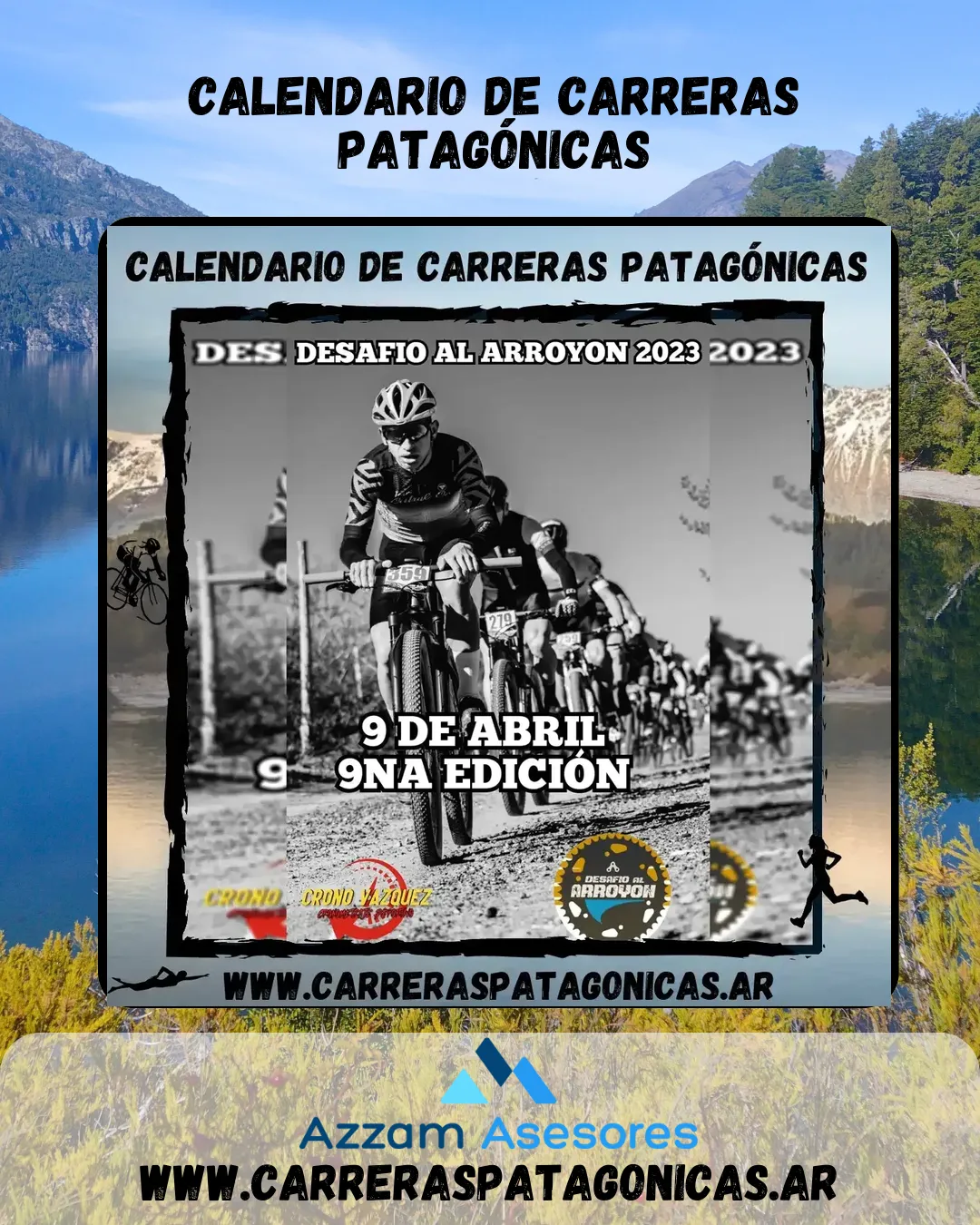 Flyer de Desafío al Arroyon 2023