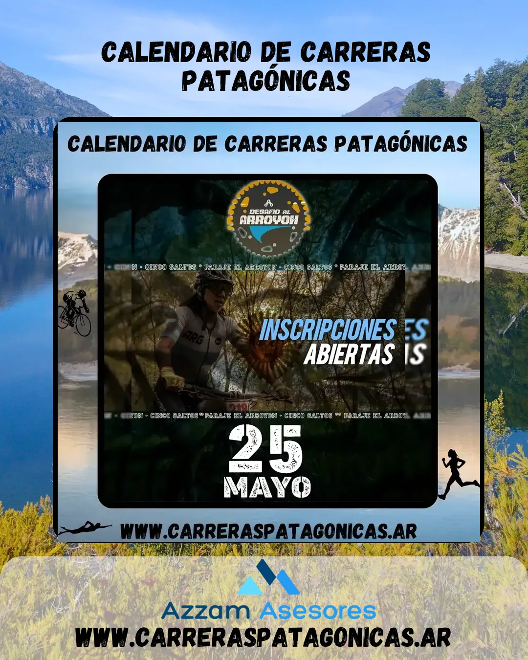Flyer de Desafío al Arroyon 2024