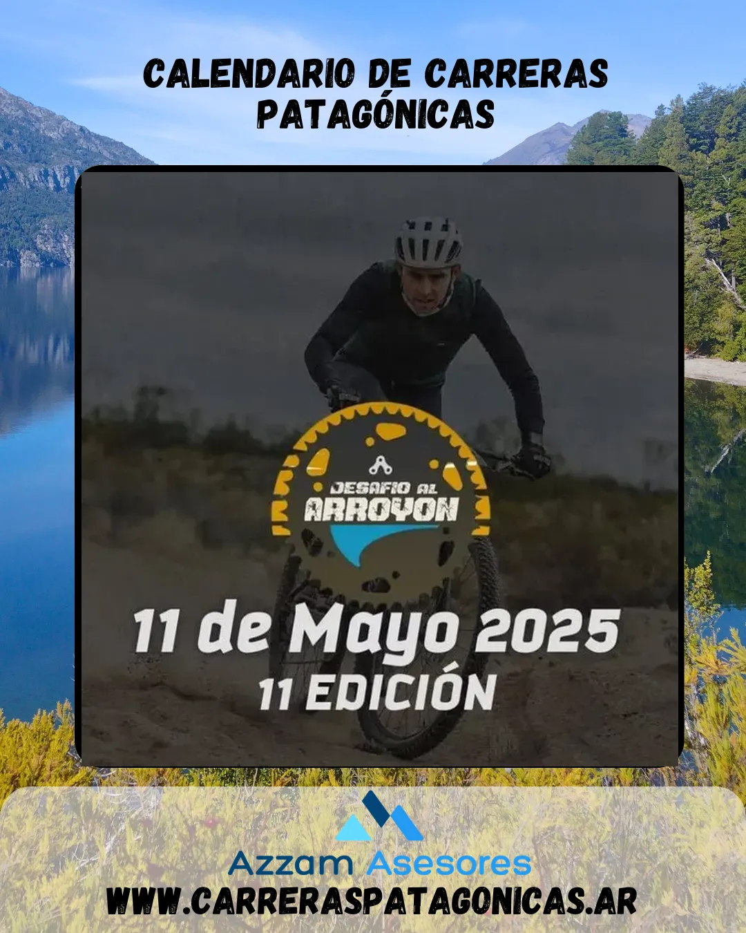 Flyer de Desafío al Arroyon 2025