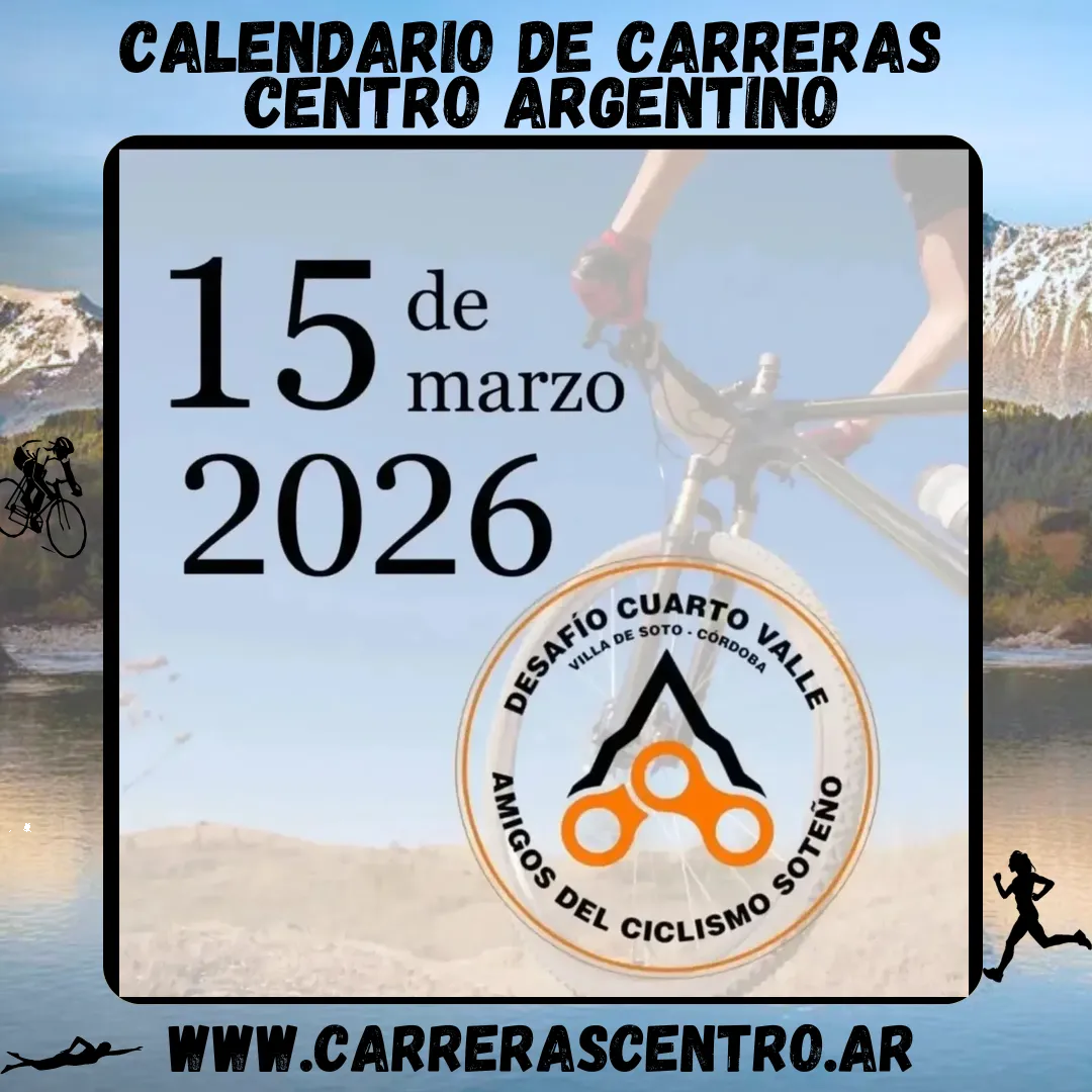 Flyer de Desafío al Cuarto Valle 2026