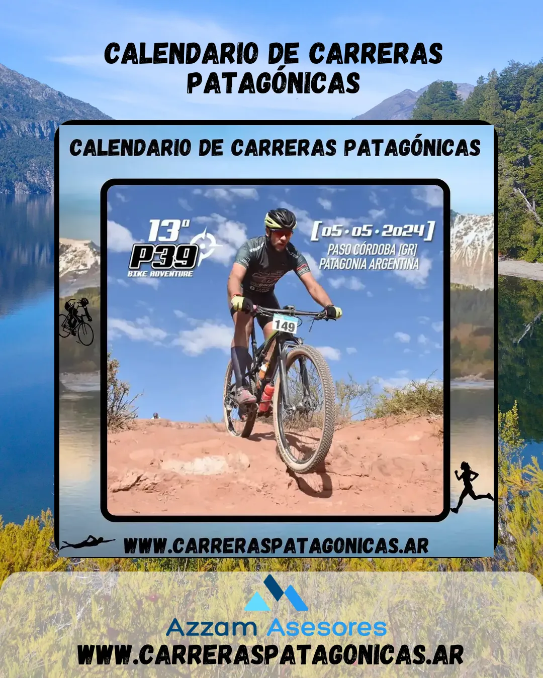 Flyer de Desafío al Paralelo 39° 2024