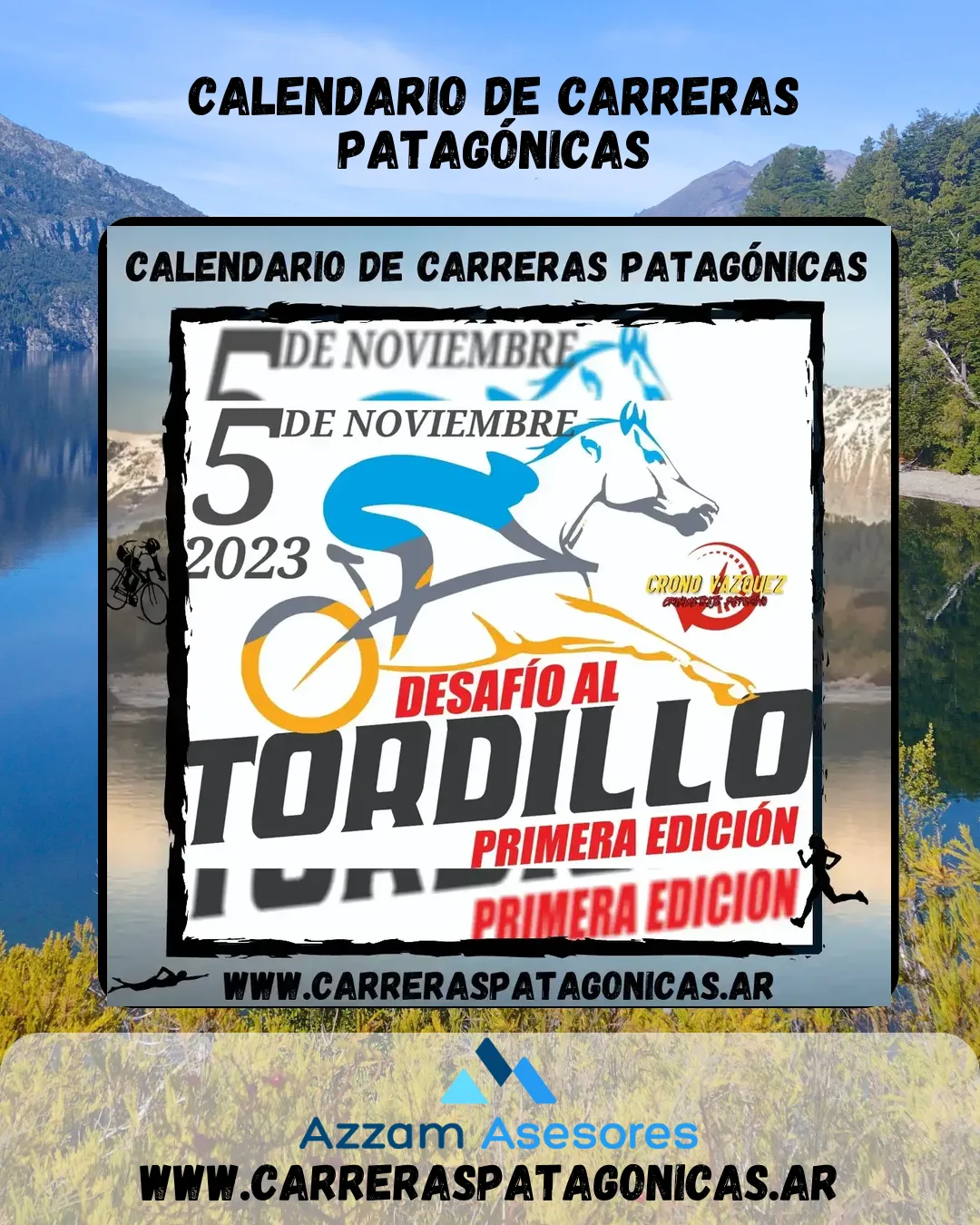 Flyer de Desafío al Tordillo 2023