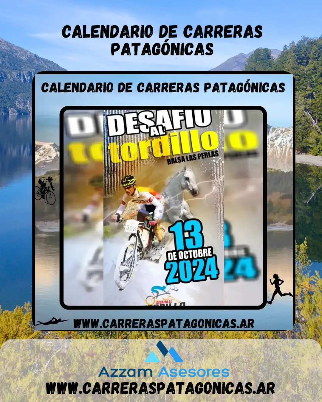Flyer de Desafío al Tordillo 2024