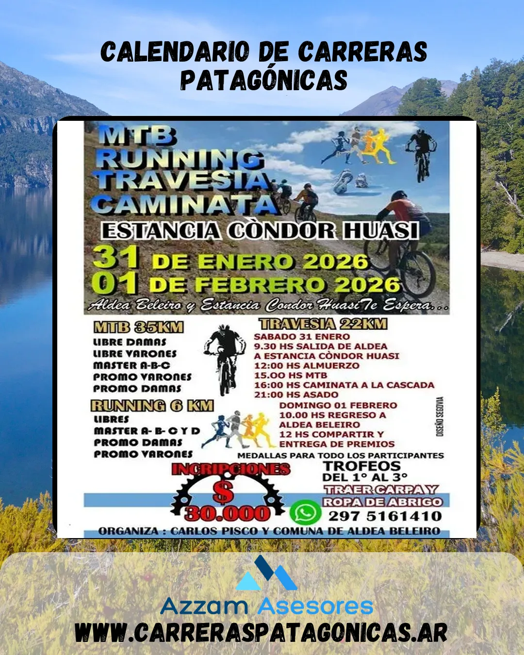 Flyer de Desafío Aldea Beleiro 2026