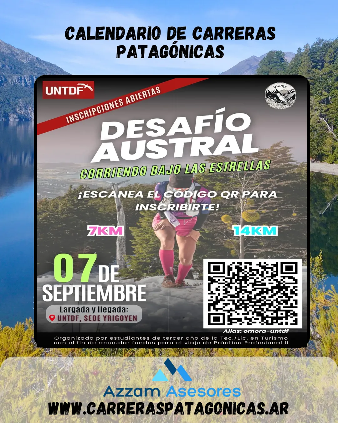Flyer de Desafío Austral 2024