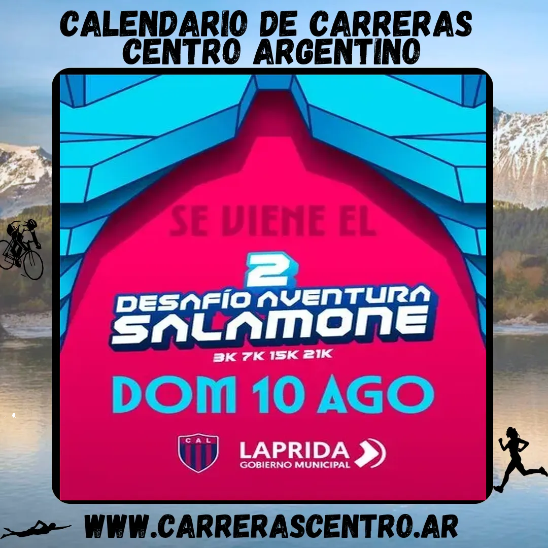 Flyer de Desafío Aventura Salamone 2025