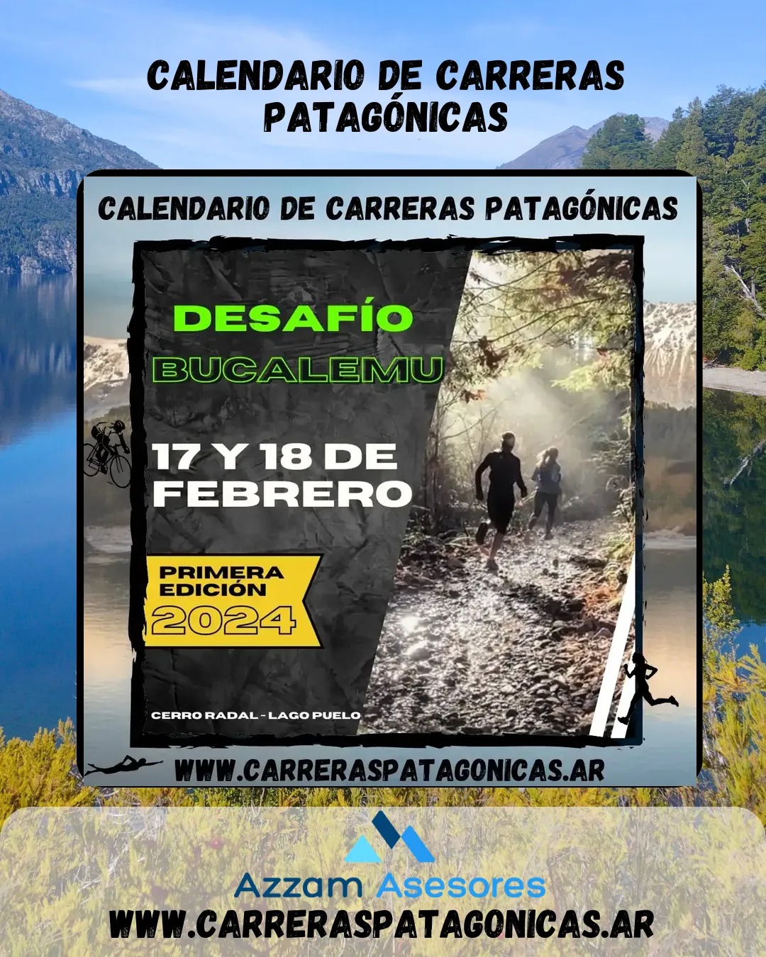 Flyer de Desafío Bucalemu 2024
