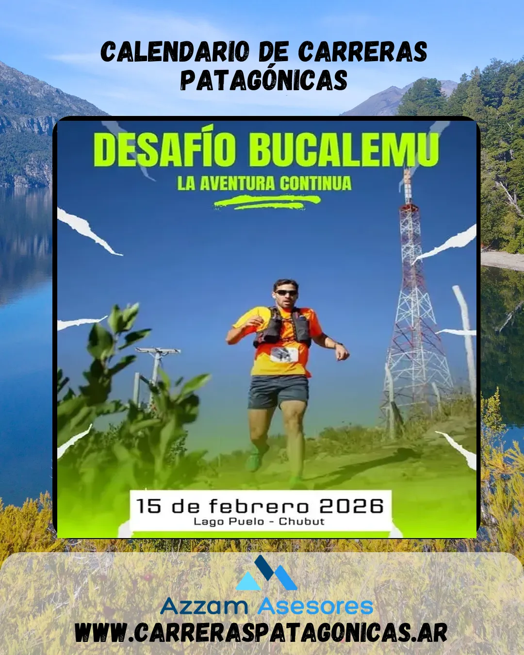 Flyer de Desafío Bucalemu 2026